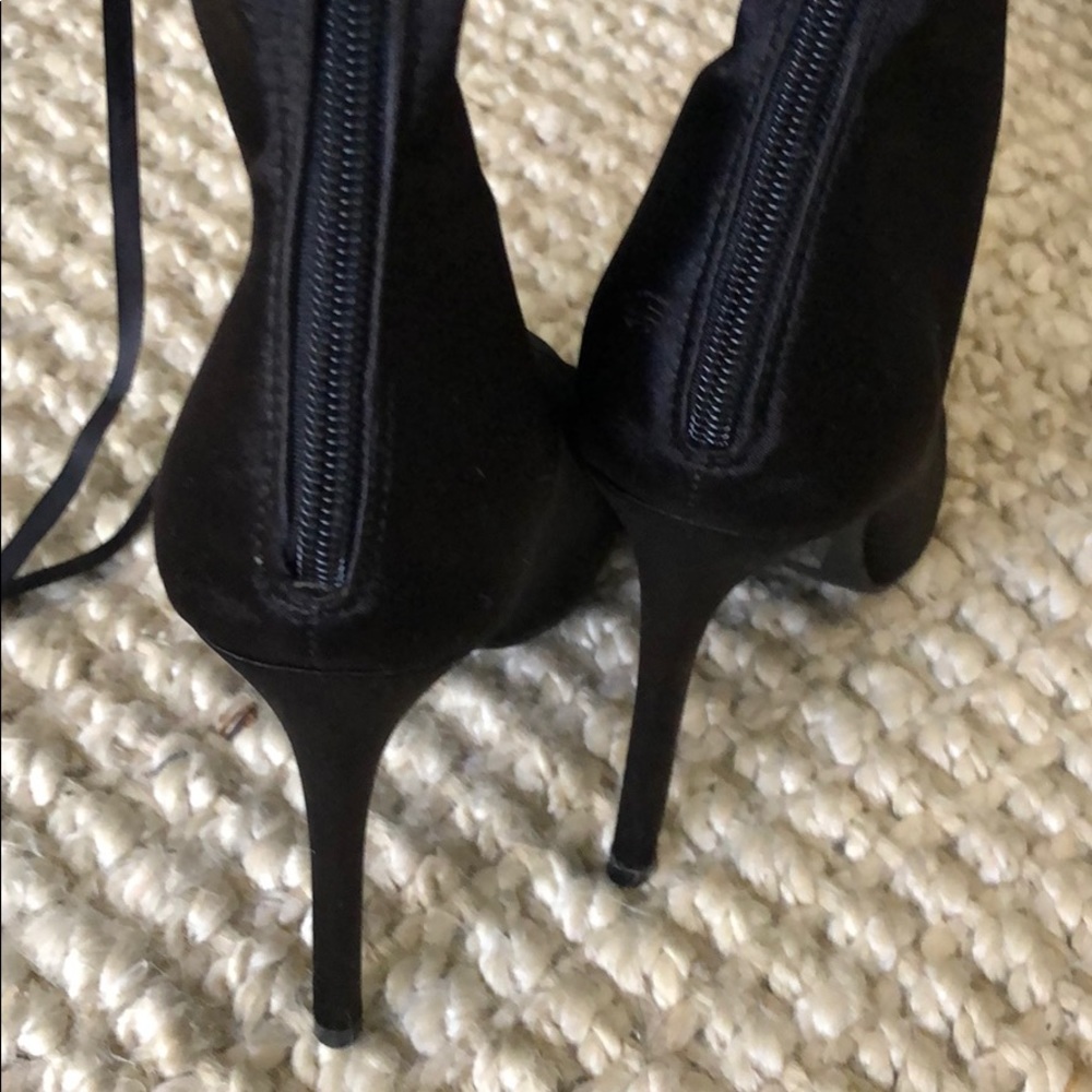 Black Lace-Up Boots | size 7 - Picture 7 of 7